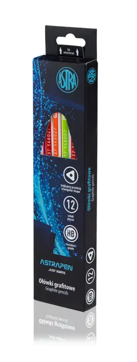 Ołówek  grafitowy z gumką HB ASTRA