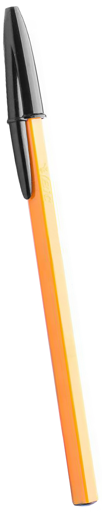 Długopis BIC Orange z pomarańczowym korpusem i czarną skuwką, atrament czarny
