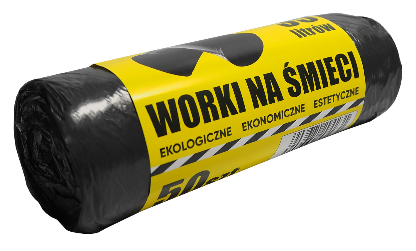 Worki na śmieci HD 35L 50/60 50szt Worki na śmieci HD 35L czarne 50 sztuk na rolce