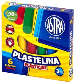 Plastelina 6 kol.ASTRA