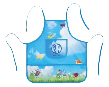 Fartuszek ochronny dla najmłodszych, zabezpiecza ubranie przed zabrudzeniem. Tkanina: 190T polyester, wymiary: 44x45cm (3-5lat).
.