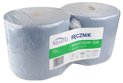 Ręcznik makul. 2war. niebieski Mega 2,5kg 300 mb