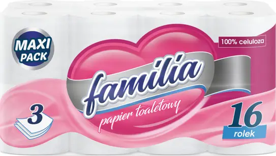 Papier toaletowy FAMILIA 3-war. 16 rolek