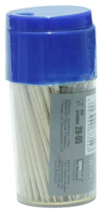 Wykałaczki drewniane w pojemniku  140szt długość 65mm