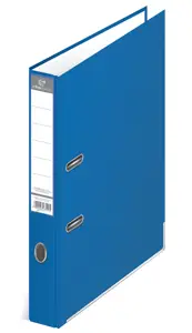 Ekonomiczny segregator wykonany z kartonu o grubości 2mm, gramatura 1170gsm. Wyposażony w dolną listwę wzmacniającą oraz dwustronną, wymienną etykietę grzbietową. Wzmocniony otwór na palec. Zmieści 300 kartek. Szerokość grzebietu: 50mm