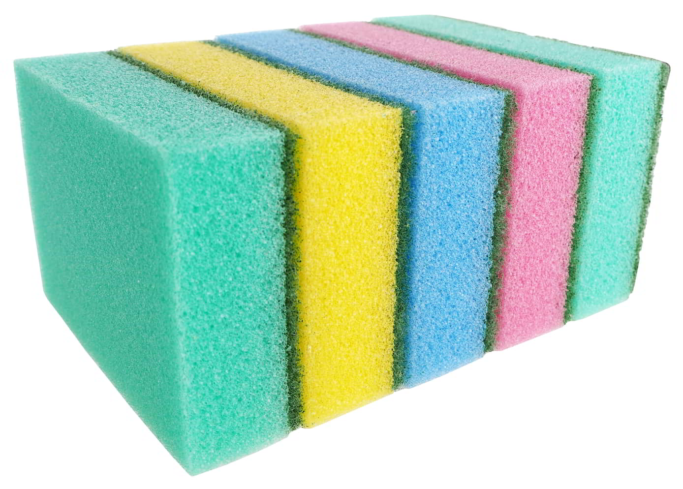 Zmywak kuchenny MAXI PLUS 7/10 5szt Zmywak kuchenny przeznaczony do zmywania wszelkiego rodzaju naczyń, usuwa uporczywy brud dzięki warstwie szorującej, przy czym nie rysuje powierzchni. Opakowanie zawiera: 5szt.