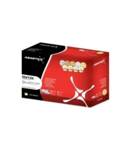 Toner CANON 054YXN YL 3028C002 ASARTO 3100 str. MF640C / MF641Cw / MF642Cdw / MF644Cdw / MF 645Cx... Toner CANON 054YXN ASARTO żółty, pudełko czerwone z czarnym panelem bocznym.