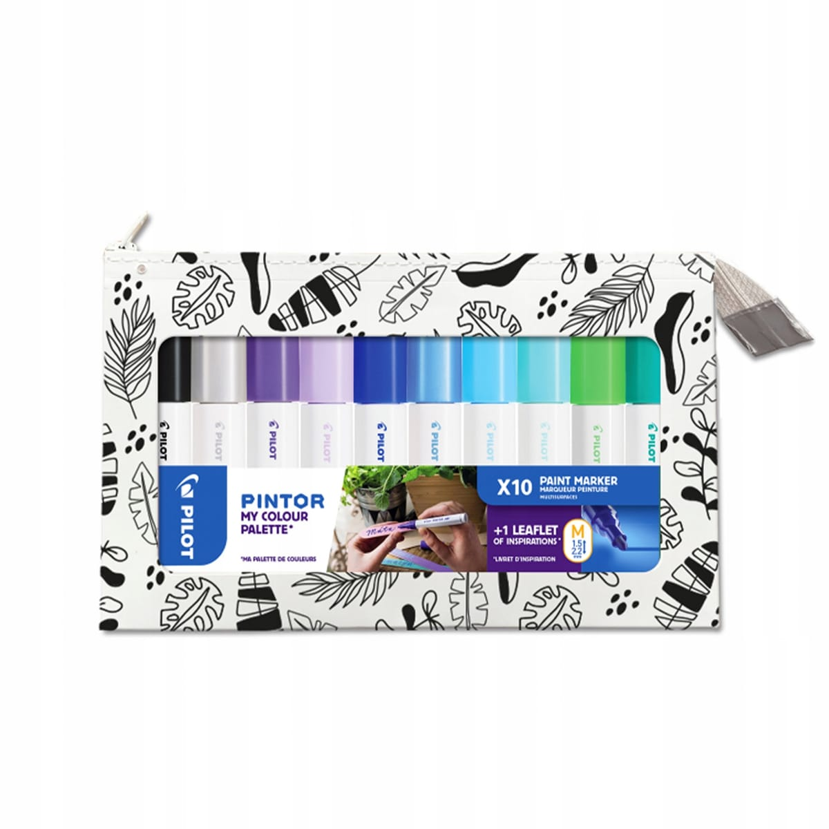 Marker/Pisak z FARBĄ PILOT PINTOR M MIX KOL. Innowacyjny marker z farbą zarówno dla profesjonalistów jak i początkujących artystów. Dzięki unikalnym pigmentom można go używać jak farby. MArker idealnie pokryje każdą powierzchnię.