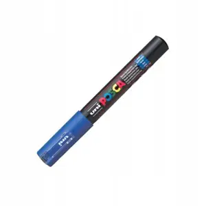 Uniwersalny marker z farbą plakatową do pisania i malowania po każdej powierzchni: papierze, tkaninie, plastiku, terakocie, szkle, porcelanie, metalu, drewnie. Pigmentowy tusz na bazie wody nie przesiąka przez papier, zapewnia spójną teksturę od począt...