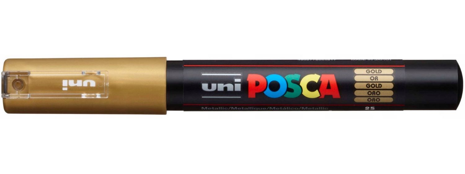 Uniwersalny marker z farbą plakatową do pisania i malowania po każdej powierzchni: papierze, tkaninie, plastiku, terakocie, szkle, porcelanie, metalu, drewnie. Pigmentowy tusz na bazie wody nie przesiąka przez papier, zapewnia spójną teksturę od począt...