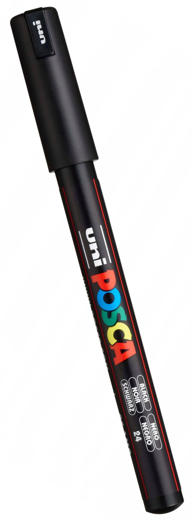 Uniwersalny marker z farbą plakatową do pisania i malowania po każdej powierzchni: papierze, tkaninie, plastiku, terakocie, szkle, porcelanie, metalu, drewnie. Pigmentowy tusz na bazie wody nie przesiąka przez papier, zapewnia spójną teksturę od począt...