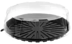 Pojemnik PS na tort "26" czarny spód + transparent góra