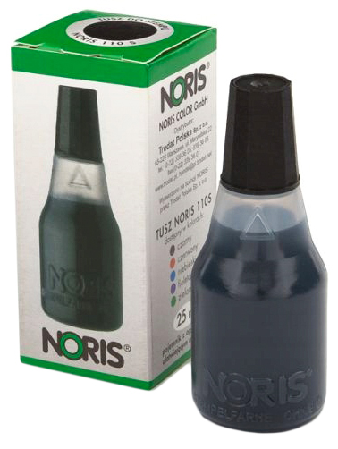 Tusz NORIS 110S czarny 25ml wodny w butelce z aplikatorem i opakowaniem
