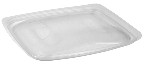 Pokrywka transparentna do pojemnika obiadowego 237x188x13 mm, opakowanie 80 szt.