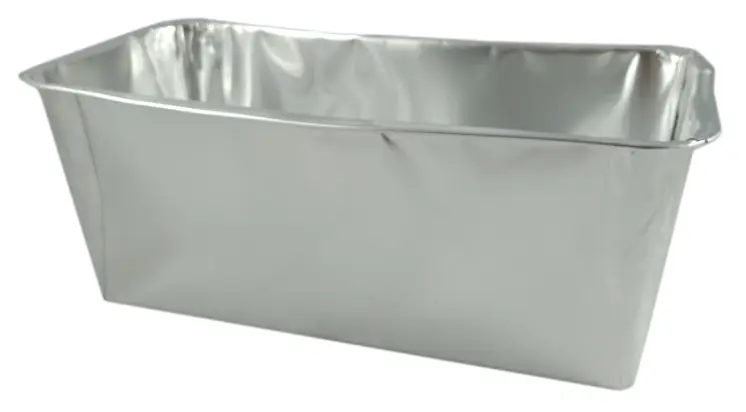 Foremka alu RP 128G 246/126/92 1szt 2000ml Foremka aluminiowa RP 128G 2000ml prostokątna do wypieku, srebrna, sztywna.