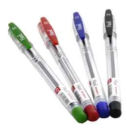 Długopis Penmate 0,7mm zielony z niklowo-srebrną końcówką i elastycznym gumowanym uchwytem.