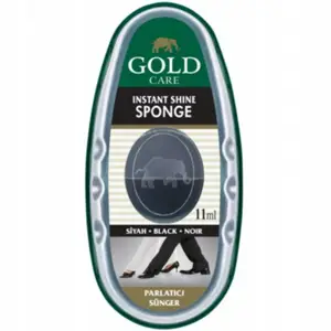 Gąbka z dozownikiem do obuwia GoldCare 11ml czarna