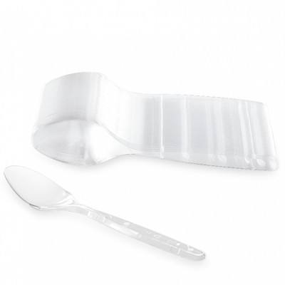 Łyżeczka Superior Transparent 12,5 cm jednorazowa przezroczysta plastikowa 50 sztuk