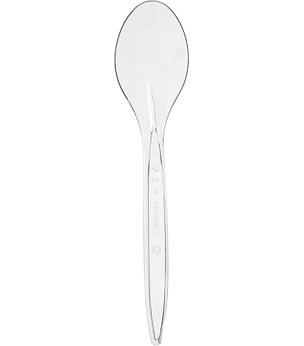 Łyżeczka Superior Transparent 12,5 cm jednorazowa z przezroczystego plastiku