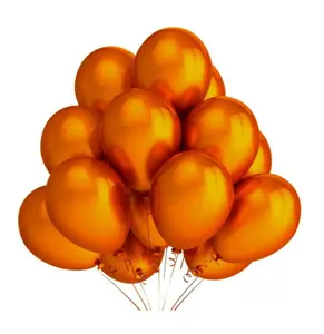 Balon Metallic 9` 100 szt POMARAŃCZOWE
