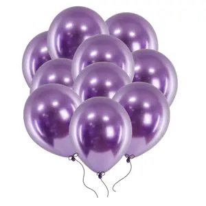 Balon Glossy 12`  50 szt FIOLETOWE
