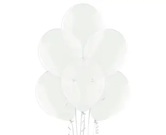 Balon Crystal 10,5`  50 szt TRANSPARENTNE