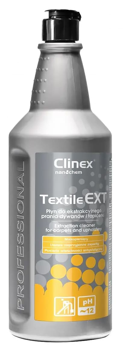 CLINEX Textile EXT płyn do ekstrakcyjnego prania dywanów i tapicerki 1L