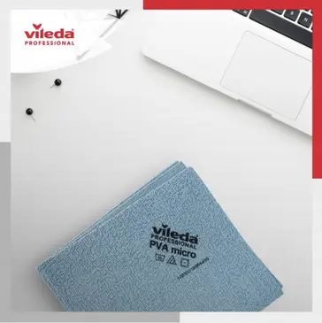 Ścierka Vileda PVAmicro 38x35cm NIEBIESK