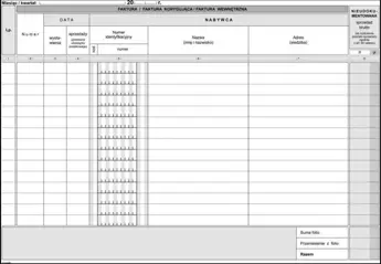 Druki akcydensowe przeznaczone do wypełniania, wykorzystywane w czynnościach urzędowych, handlowych. Niezbędne w funkcjonowaniu firm, urzędów i innych jednostek zgodnie z obowiązującymi normami prawnymi.
