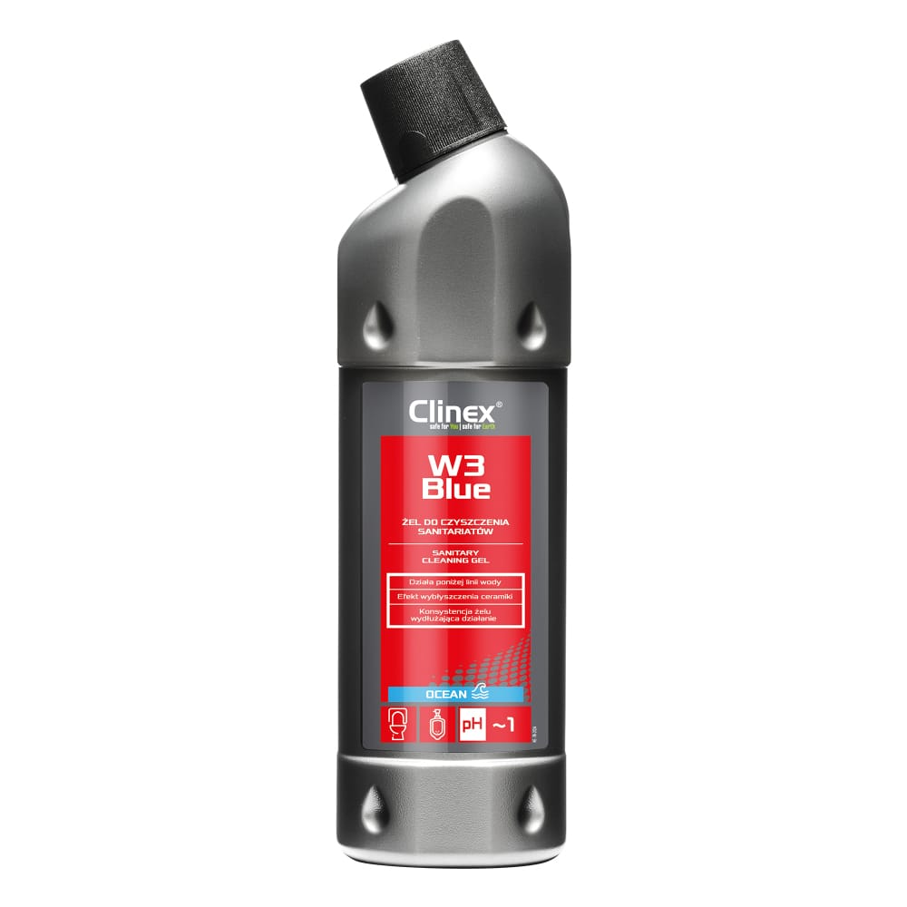 Clinex W3 Blue 1L preparat żel do czyszczenia sanitariatów zapach ocean