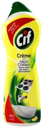 Mleczko CIF do czyszczenia powierzchni z aktywnymi mikrogranulkami, w przeciwieństwie do innych produktów nie rysuje powierzchni i jest delikatne dla czyszczonych sprzętów. Z łatwością usuwa trudne zabrudzenia. Pozostawia świeży zapach. Butelka: 700 ml...