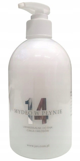 JAX mydło w płynie kremowe 0,5l z pompką do rąk i ciała