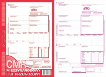 DR CMR A4 4-składka (oryg.+3 kop)Typ 800-1