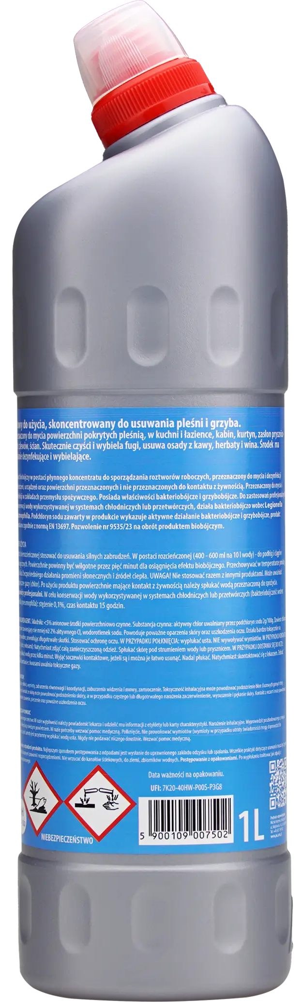 JAX CHLOREAGENT 30 do mycia i dezynfekcji WC 1L JAX CHLOREAGENT 30 do mycia i dezynfekcji WC 1L, płyn czyszczący w plastikowej butelce z czerwoną zakrętką