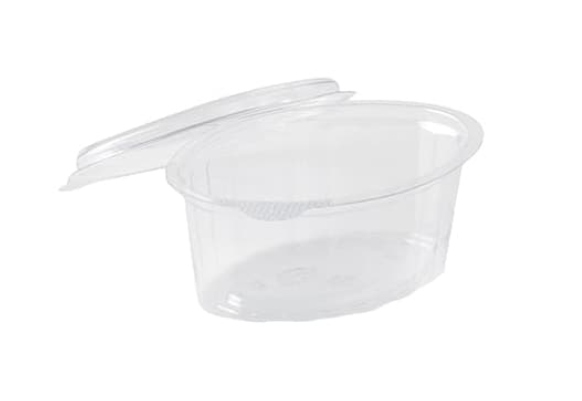Pojemnik na sos z przykrywką 50 ml przezroczysty, opakowanie 50 sztuk