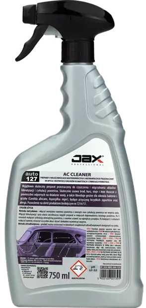 JAX AC CLEANER 127 750ml Płyn do czyszczenia i odgrzybiania klimatyzacji