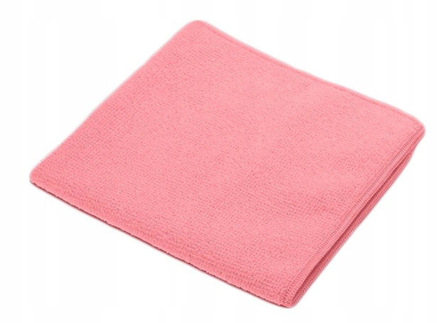 Ścierka Vileda Micro Tuff Base mikrofibra 36x36 cm różowa do czyszczenia