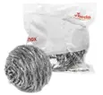 Druciak Vileda Inox 40g w opakowaniu, spiralna metalowa gąbka do czyszczenia.