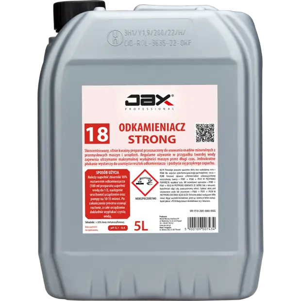 JAX Odkamieniacz STRONG 18 5L