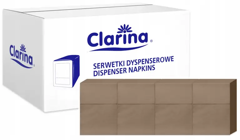 Serwetka do podajnika 17/17 1w 400szt do dyspenserów bambusowa