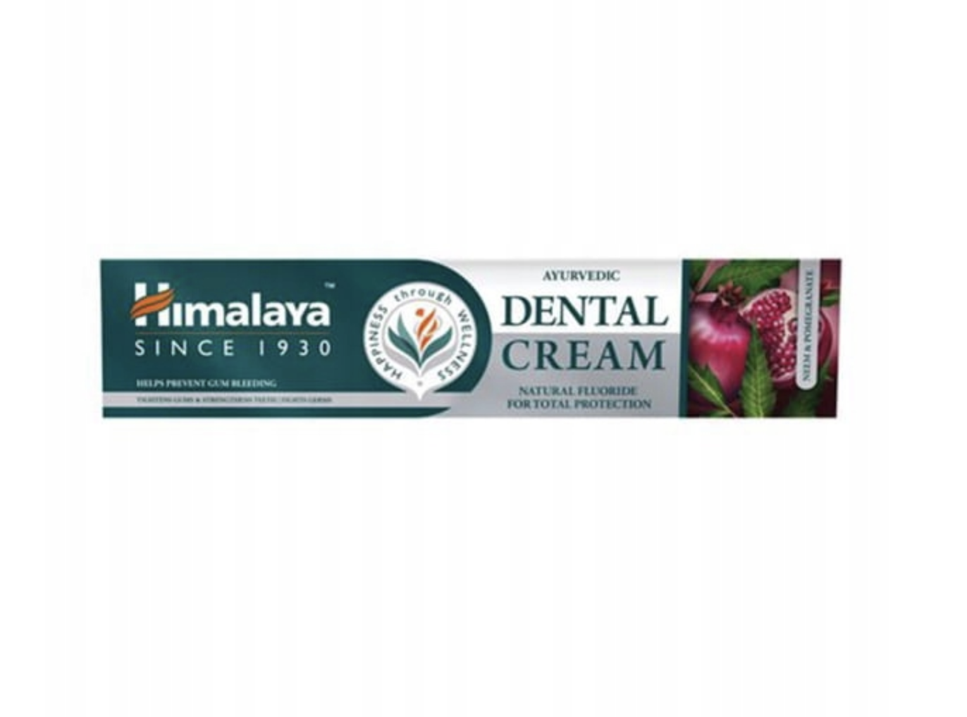Himalaya Dental Cream pasta do zębów Ayurvedic 100g i 50g z naturalnym fluorem na całkowitą ochronę.