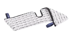 Nakładka mop Vileda Swep Duo HygienePlus 50 cm, biała z czarnym wzorem i niebieską pętlą
