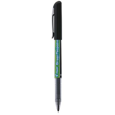 Cienkopis Pilot Green Tecpoint 0,5 mm z czarną obudową i zieloną etykietą