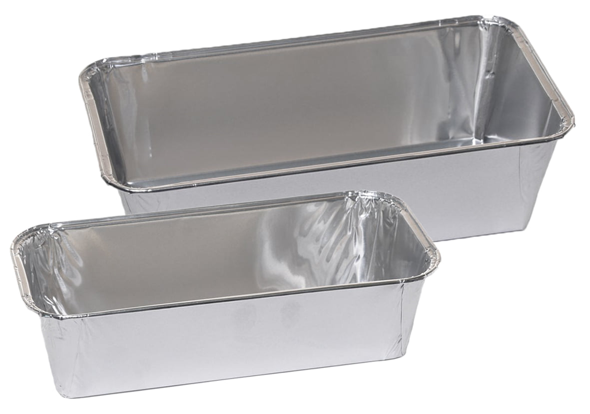 Foremka alu MIX 2 poj. x 5szt = 10szt Foremki aluminiowe do pieczenia prostokątne, zestaw 2 rodzaje x 5 sztuk