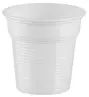 Kubki jednorazowe wykonane z białego tworzywa o pojemności 80ml. Przeznaczone do napojów zimnych, idealnie nadają się do degustacji. Opakowanie zawiera: 100 szt.