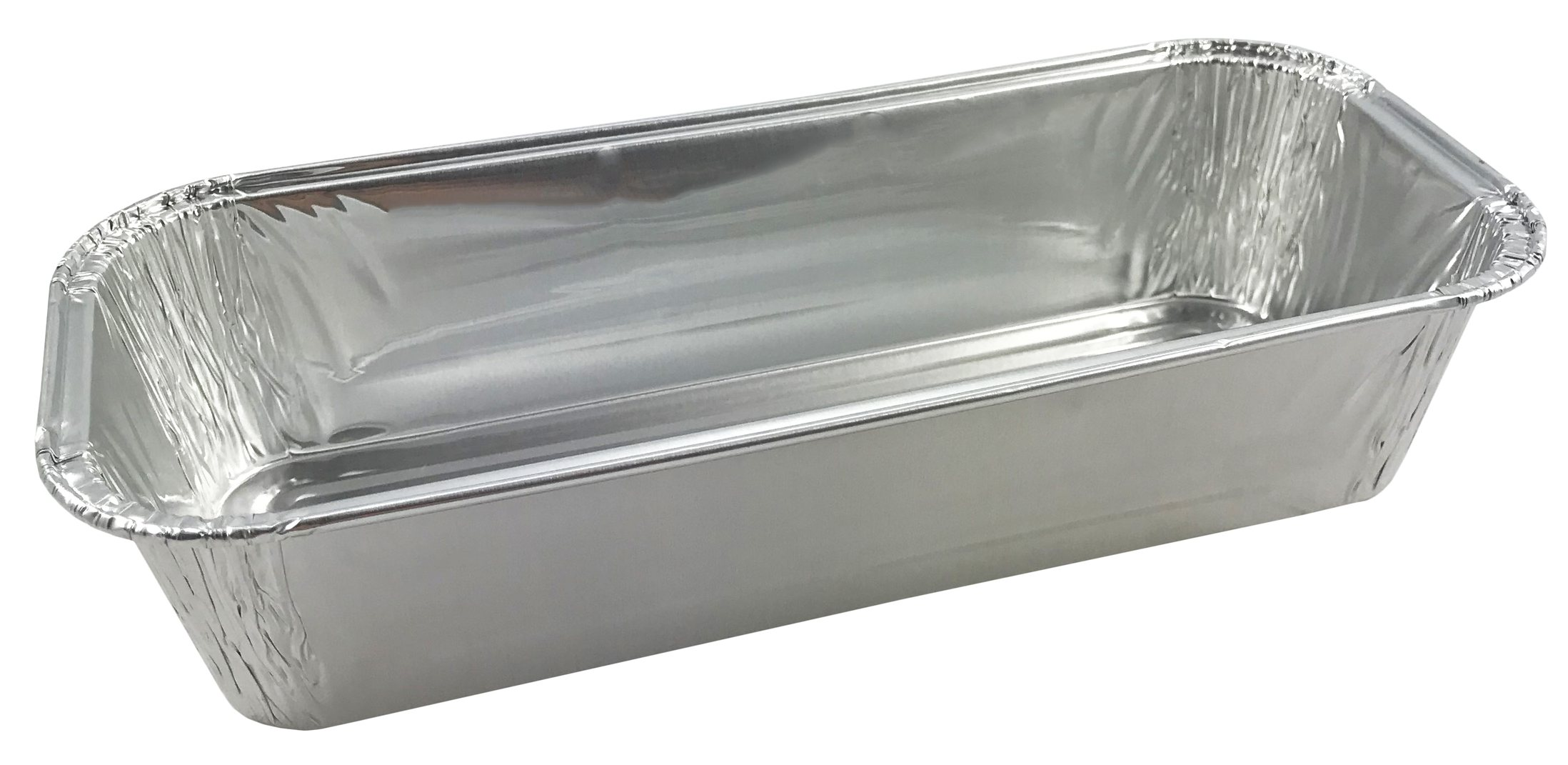 Foremka aluminiowa do wypieku 820ml, wydłużony kształt, srebrna, 1 sztuka