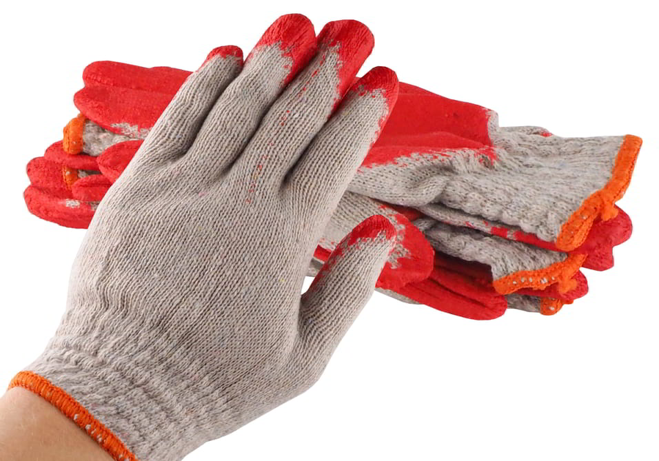 Rękawice ochronne WAMPIRKI 1para z dzianiny powlekane gumą Rękawice robocze, wampirki powlekane są gumą od strony chwytnej oraz zakończone ściągaczem. Dobrze sprawdzają się przy pracach domowych, ogrodowych, szlifierskich, budowlanych i wielu innych.