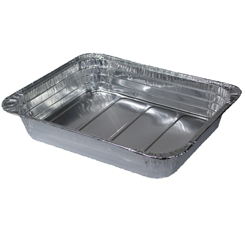 Foremka aluminiowa do pieczenia GA3 3500ml, prostokątna z przegródkami, odporna na wysokie temperatury.