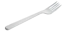 Widelec Superior biały 17,5cm z tworzywa, opakowanie 50 sztuk