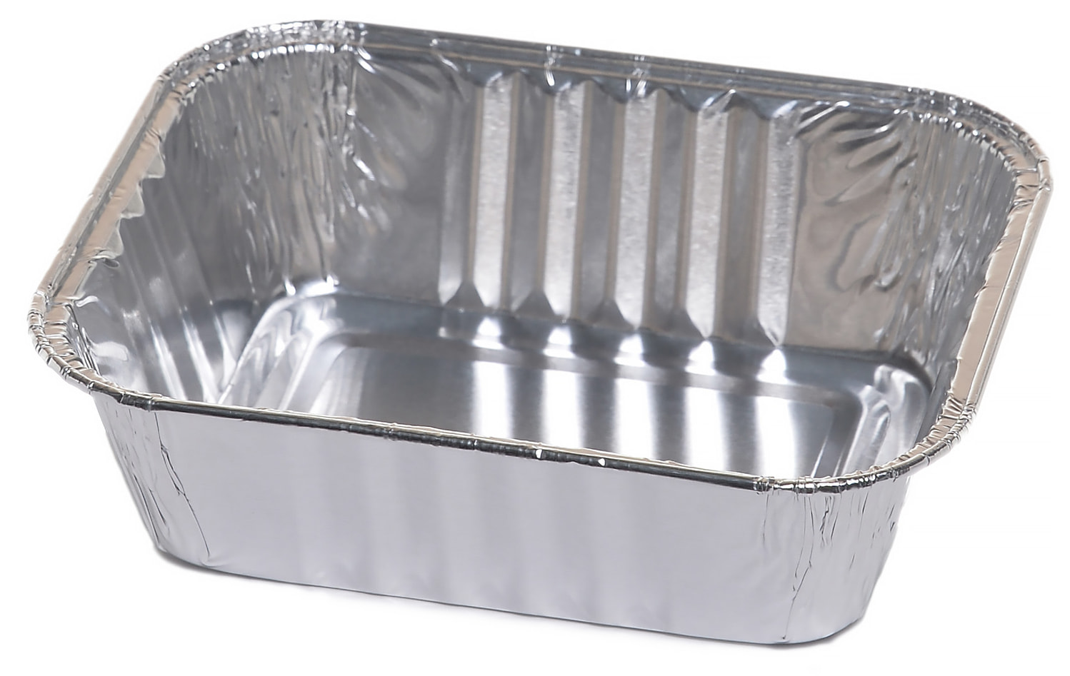 Foremka aluminiowa 280ml prostokątna srebrna do wypieku